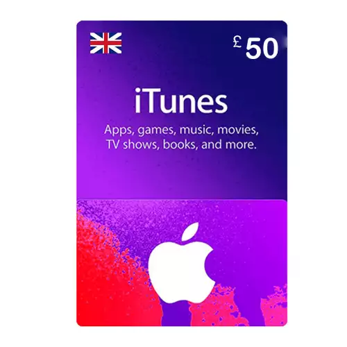 Apple iTunes Gift Card British Store 50 GBP