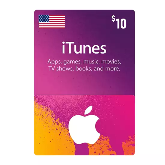 Apple iTunes Gift Card USA Store 10$ Apple iTunes Gift Card USA Store 10$