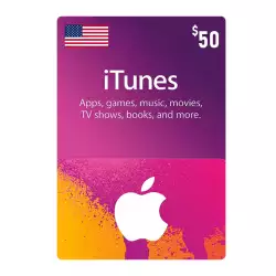 Apple iTunes Gift Card USA Store 50$ Apple iTunes Gift Card USA Store 50$