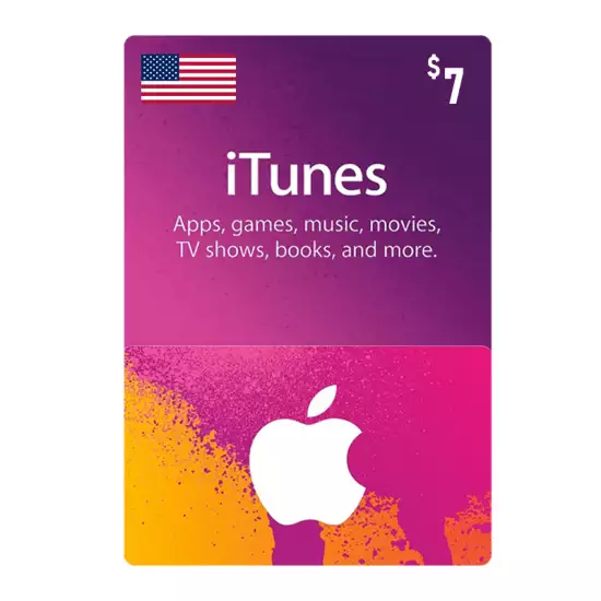 Apple iTunes Gift Card USA Store 7$ 