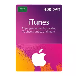 Apple iTunes Gift Card KSA Store 400 SR Apple iTunes Gift Card KSA Store 400 SR