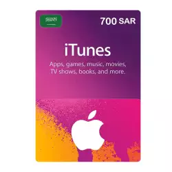 Apple iTunes Gift Card KSA Store 700 SR