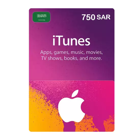 Apple iTunes Gift Card KSA 750 SAR