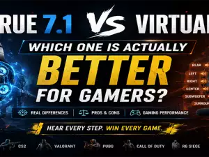 True 7.1 vs Virtual 7.1 Gaming Headsets: Which One Is Actually Better for Gamers? True 7.1 vs Virtual 7.1 Gaming Headsets: Which One Is Actually Better for Gamers?