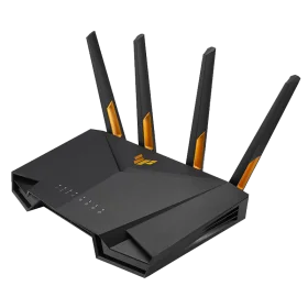 ASUS TUF Gaming AX3000 Dual Band WiFi 6 Extendable Gaming Router, Gaming Port, Mobile Game Mode, Port Forwarding, Subscription-free Network Security, Instant Guard, Built-in VPN, AiMesh Compatible