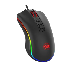 Redragon M711 PC Gaming Mice, Wired Mouse, 7 Programmable Buttons, Customizable RGB Lighting Mouse, 10,000 DPI, Ergonomic Mouse, Lightweight Mice, for Laptop, Desktop, PC (Black)