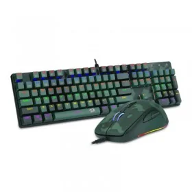 Redragon S108 Wired Gaming Keyboard And Mouse Combo (Camouflage)